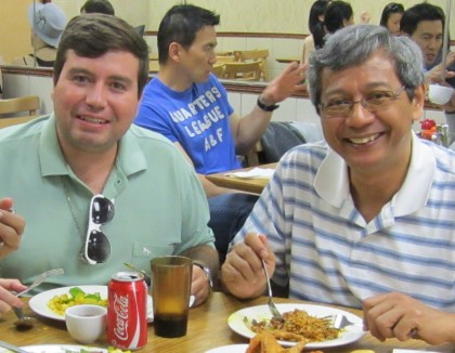 Fr. Willyans Prado Rapozo and Fr. Aegi Warsito of the Toronto community