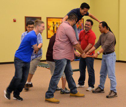 Trust-building games