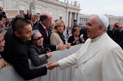 Fr. Francis meets Pope Francis