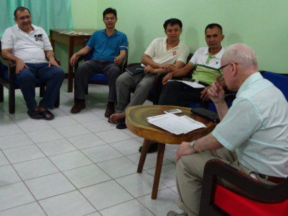Fr. John Czyzynski meeting with Philippine formators